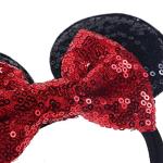 Disney Mouse Ear Sequin Bow Headband for Kids