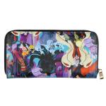 Disney Villains Collage Zip Around Wallet