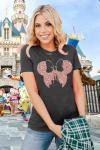 Disney Castle Graphic Tee for Women with Bows