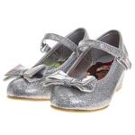 Disney Princess Silver Glitter Mary Jane Pumps for Girls