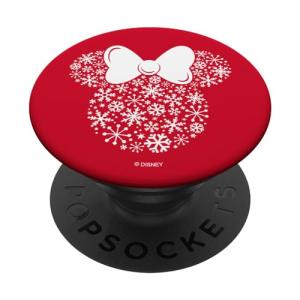 Minnie Mouse Holiday Snowflakes PopSocket Grip