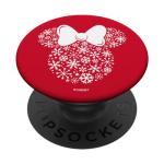 Minnie Mouse Holiday Snowflakes PopSocket Grip