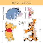 Winnie the Pooh Vinyl Sticker Set - 5 Designs
