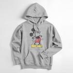 Mickey & Friends Distressed Hoodie for Men