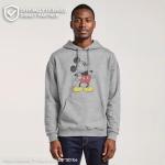 Mickey & Friends Distressed Hoodie for Men