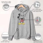 Mickey & Friends Distressed Hoodie for Men
