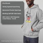 Mickey & Friends Distressed Hoodie for Men