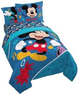 Mickey Mouse 5-Piece Twin Comforter Set