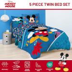 Mickey Mouse 5-Piece Twin Comforter Set