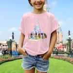 Cute Disney Princess Tie Dye Shirt for Girls