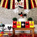 Disney Mickey Mouse Party Bags with Stickers - 24 Pack