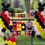 Disney Mickey Mouse Party Bags with Stickers - 24 Pack