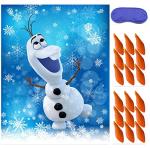 Olaf Pin the Nose Christmas Party Game for Kids