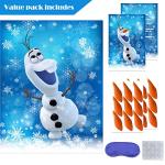 Olaf Pin the Nose Christmas Party Game for Kids