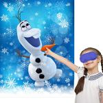 Olaf Pin the Nose Christmas Party Game for Kids