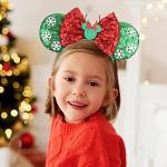 Disney Christmas Mouse Ears Headbands 4-Pack