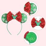 Disney Christmas Mouse Ears Headbands 4-Pack