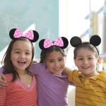 20 Pack Pink Mouse Ears Headbands for Parties