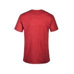 Disney Men's Mickey Mouse Distressed T-Shirt, Red