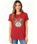 Merry and Bright Disney Castle Christmas Tee