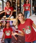 Merry and Bright Disney Castle Christmas Tee