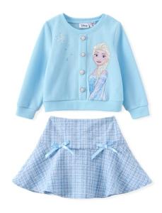 Disney Frozen Elsa Toddler Outfit: Snowflake Top & Skirt