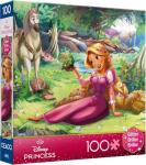 Disney Princess Trio Glitter Jigsaw Puzzle 100 Pieces