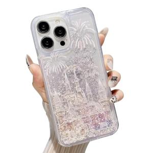 Bling Liquid Castle Fireworks Case for iPhone