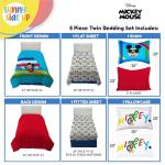 Disney Mickey Mouse Twin Comforter Set - 5 Pieces