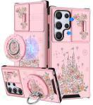 Kawaii Castle Flowers Phone Case for Galaxy S25
