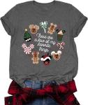 Disney Christmas Graphic Tee - Santa, Snowman, Reindeer