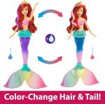 Ariel Swimming Mermaid Doll with Color-Change Features