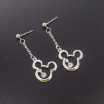 Disney Mouse Necklaces for Women - Silver Set