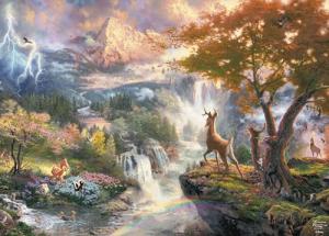 Thomas Kinkade Disney Bambi's First Year Puzzle