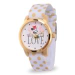 Minnie Mouse Women's Watch - Chic White & Gold