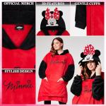Disney Stitch Adult Blanket Hoodie - Cozy & Fun