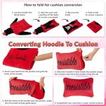 Disney Stitch Adult Blanket Hoodie - Cozy & Fun