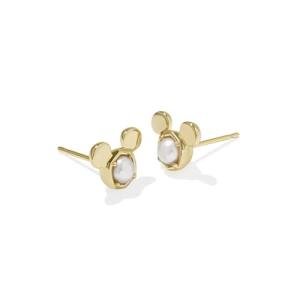 Kendra Scott Disney Mickey Mouse Gold-Plated Earrings