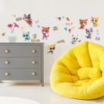 Disney Junior SuperKitties Peel and Stick Decals