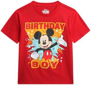 Mickey Mouse Birthday Boy Graphic Tee - 4T