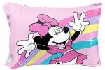 Minnie Mouse Rainbow Stripe Reversible Pillowcase