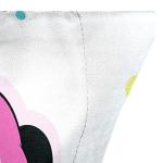 Minnie Mouse Rainbow Stripe Reversible Pillowcase