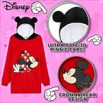 Disney Stitch Cozy Fleece Hoodie Blanket for Kids
