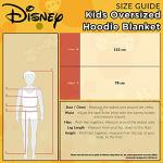 Disney Stitch Cozy Fleece Hoodie Blanket for Kids