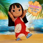 Disney Lilo & Stitch Poseable Lilo Doll and Stitch