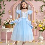 Cinderella Costume Dress for Kids Ages 3-4