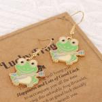 Cute Froggie Earrings for Disney Fans
