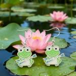 Cute Froggie Earrings for Disney Fans
