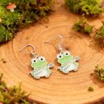 Cute Froggie Earrings for Disney Fans