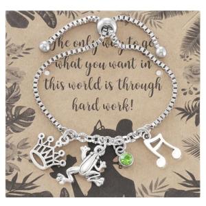 Cute Frog Bracelet for Disney Princess Fans